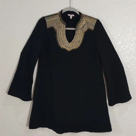 Juice Couture Black Dress with Gold Embellishments, Size 2, - Picture 5 of 17